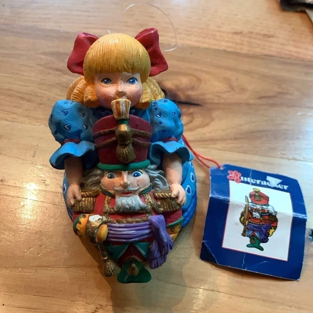 Vintage Department 56 Marie with Nutcracker ornament - flawed